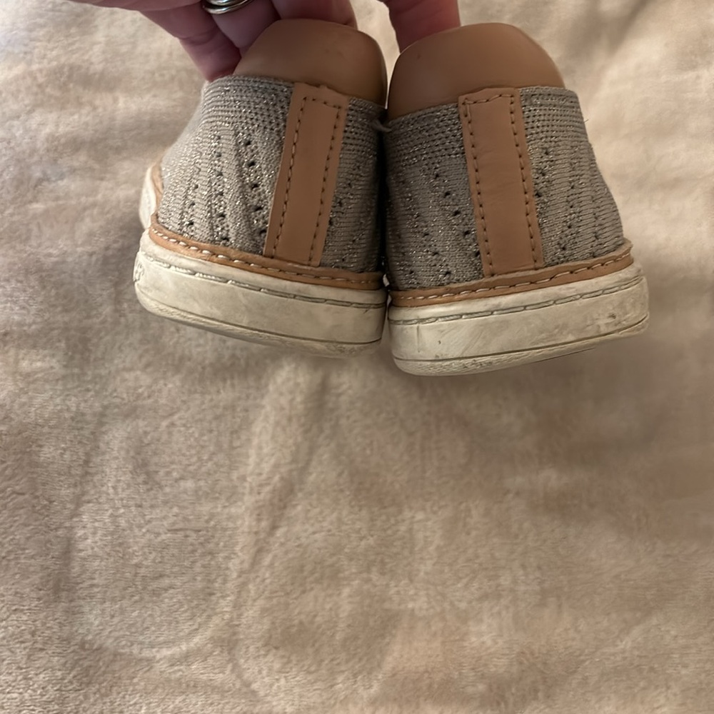 Ugg Sammy slip ones gray lurex sz 6.5 - Picture 2 of 5